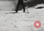 Image of skiing in spring Argentina, 1960, second 26 stock footage video 65675063694