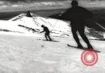 Image of skiing in spring Argentina, 1960, second 27 stock footage video 65675063694