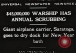 Image of USS Saratoga San Francisco California USA, 1929, second 1 stock footage video 65675063698