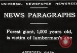 Image of Lumberman Aberdeen Washington USA, 1929, second 1 stock footage video 65675063699