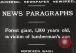Image of Lumberman Aberdeen Washington USA, 1929, second 4 stock footage video 65675063699