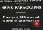 Image of Lumberman Aberdeen Washington USA, 1929, second 5 stock footage video 65675063699