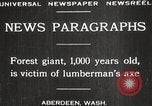 Image of Lumberman Aberdeen Washington USA, 1929, second 6 stock footage video 65675063699