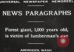 Image of Lumberman Aberdeen Washington USA, 1929, second 7 stock footage video 65675063699