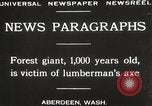 Image of Lumberman Aberdeen Washington USA, 1929, second 10 stock footage video 65675063699