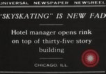 Image of Skating rink on rooftop Chicago Illinois USA, 1929, second 4 stock footage video 65675063701