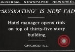 Image of Skating rink on rooftop Chicago Illinois USA, 1929, second 5 stock footage video 65675063701