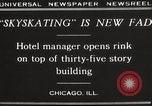 Image of Skating rink on rooftop Chicago Illinois USA, 1929, second 6 stock footage video 65675063701