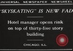 Image of Skating rink on rooftop Chicago Illinois USA, 1929, second 7 stock footage video 65675063701
