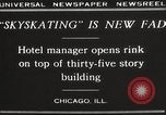Image of Skating rink on rooftop Chicago Illinois USA, 1929, second 8 stock footage video 65675063701