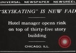 Image of Skating rink on rooftop Chicago Illinois USA, 1929, second 9 stock footage video 65675063701