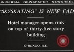 Image of Skating rink on rooftop Chicago Illinois USA, 1929, second 12 stock footage video 65675063701