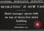 Image of Skating rink on rooftop Chicago Illinois USA, 1929, second 13 stock footage video 65675063701