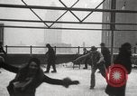 Image of Skating rink on rooftop Chicago Illinois USA, 1929, second 53 stock footage video 65675063701