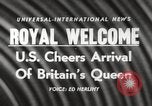 Image of Britain's Queen Elizabeth visits United States United States USA, 1957, second 16 stock footage video 65675063705