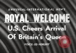 Image of Britain's Queen Elizabeth visits United States United States USA, 1957, second 17 stock footage video 65675063705