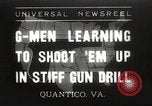 Standbild Ministerium für Justiz Agenten Quantico Virginia USA, 1936, aus Sekunde 1 historischem Filmmaterial Videoclip 65675063712