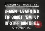 Standbild Ministerium für Justiz Agenten Quantico Virginia USA, 1936, aus Sekunde 3 historischem Filmmaterial Videoclip 65675063712
