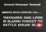 Standbild Forest Fire California United States USA, 1934, aus Sekunde 4 historischem Filmmaterial Videoclip 65675063715