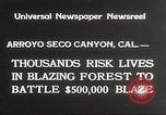 Standbild Forest Fire California United States USA, 1934, aus Sekunde 5 historischem Filmmaterial Videoclip 65675063715