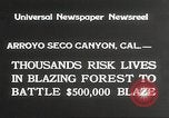 Standbild Forest Fire California United States USA, 1934, aus Sekunde 6 historischem Filmmaterial Videoclip 65675063715