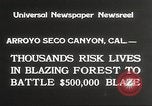 Standbild Forest Fire California United States USA, 1934, aus Sekunde 8 historischem Filmmaterial Videoclip 65675063715