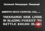 Standbild Forest Fire California United States USA, 1934, aus Sekunde 9 historischem Filmmaterial Videoclip 65675063715