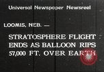 Immagine di Mongolfiera ad alta quota Explorer I Rapid City South Dakota USA, 1934, secondo 1 filmato di repertorio 65675063724