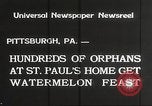 Immagine di Stati Uniti orfani Pittsburgh Pennsylvania USA, 1934, secondo 5 filmato di repertorio 65675063726