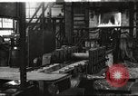 Image of Forging saw blades at Disston Saw works factory Philadelphia Pennsvlvania USA, 1920, second 1 stock footage video 65675063729