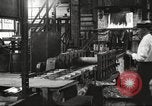 Image of Forging saw blades at Disston Saw works factory Philadelphia Pennsvlvania USA, 1920, second 12 stock footage video 65675063729