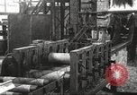 Image of Forging saw blades at Disston Saw works factory Philadelphia Pennsvlvania USA, 1920, second 24 stock footage video 65675063729
