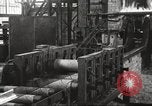 Image of Forging saw blades at Disston Saw works factory Philadelphia Pennsvlvania USA, 1920, second 38 stock footage video 65675063729