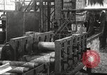Image of Forging saw blades at Disston Saw works factory Philadelphia Pennsvlvania USA, 1920, second 40 stock footage video 65675063729