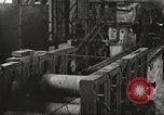 Image of Forging saw blades at Disston Saw works factory Philadelphia Pennsvlvania USA, 1920, second 49 stock footage video 65675063729