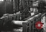 Image of Forging saw blades at Disston Saw works factory Philadelphia Pennsvlvania USA, 1920, second 58 stock footage video 65675063729