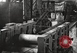 Image of Forging saw blades at Disston Saw works factory Philadelphia Pennsvlvania USA, 1920, second 62 stock footage video 65675063729