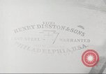 Image of Disston Hand Saw manufacturing Philadelphia Pennsylvania USA, 1920, second 57 stock footage video 65675063730