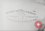 Image of Disston Hand Saw manufacturing Philadelphia Pennsylvania USA, 1920, second 58 stock footage video 65675063730