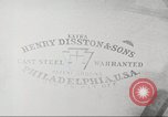 Image of Disston Hand Saw manufacturing Philadelphia Pennsylvania USA, 1920, second 59 stock footage video 65675063730