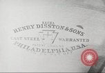 Image of Disston Hand Saw manufacturing Philadelphia Pennsylvania USA, 1920, second 62 stock footage video 65675063730