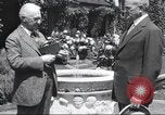 Image of George Eastman Kodacolor garden party Rochester New York United States USA, 1928, second 8 stock footage video 65675063763