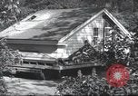 Image of House is moved in two halves New York United States USA, 1940, second 44 stock footage video 65675063764