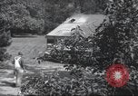 Image of House is moved in two halves New York United States USA, 1940, second 50 stock footage video 65675063764