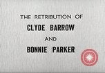 Image le châtiment de Clyde Barrow et Bonnie Parker Dallas Texas USA, 1934, de la seconde 7 séquences d'archives historiques vidéo 65675063766