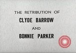 Image le châtiment de Clyde Barrow et Bonnie Parker Dallas Texas USA, 1934, de la seconde 12 séquences d'archives historiques vidéo 65675063766
