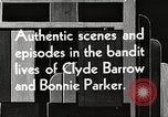 Image le châtiment de Clyde Barrow et Bonnie Parker Dallas Texas USA, 1934, de la seconde 15 séquences d'archives historiques vidéo 65675063766