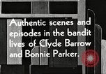 Image le châtiment de Clyde Barrow et Bonnie Parker Dallas Texas USA, 1934, de la seconde 16 séquences d'archives historiques vidéo 65675063766