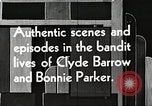 Image le châtiment de Clyde Barrow et Bonnie Parker Dallas Texas USA, 1934, de la seconde 17 séquences d'archives historiques vidéo 65675063766