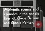 Image le châtiment de Clyde Barrow et Bonnie Parker Dallas Texas USA, 1934, de la seconde 19 séquences d'archives historiques vidéo 65675063766